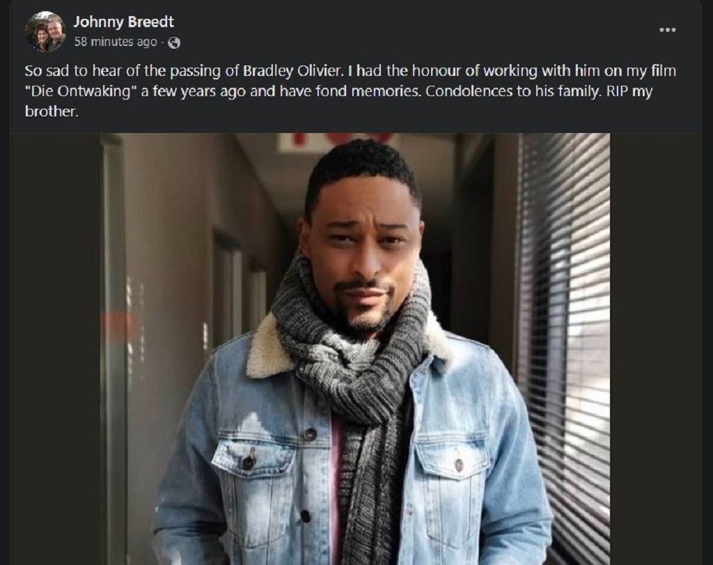 Cause of Death of Bradley Olivier