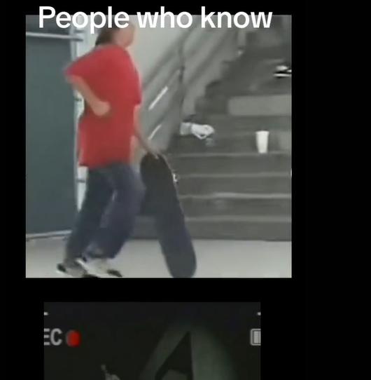 Skateboard Original Video Red Shirt