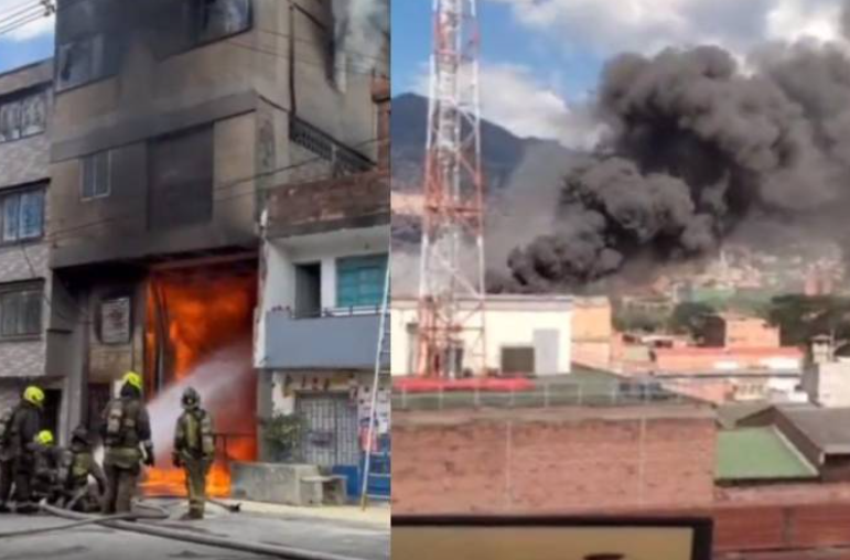 Ver Full Clear Video incendio en medellín