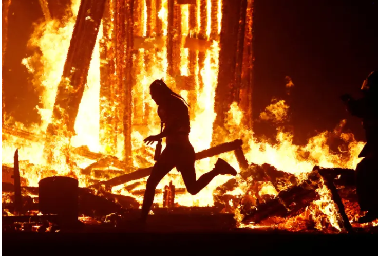 aaron joe mitchell burning man video Reddit, Twitter