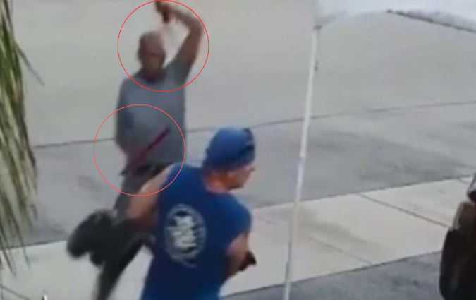 Jon Romano Sword Attack Footage video on Reddit, Twitter