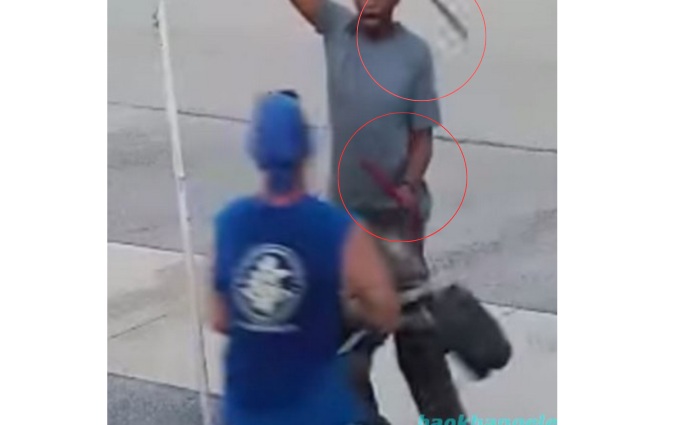 Jon Romano Sword Attack Footage video on Reddit, Twitter