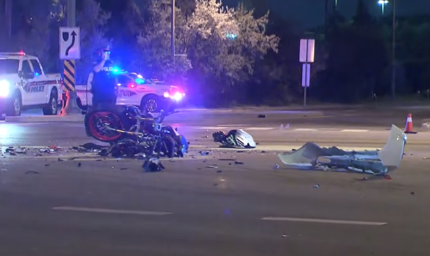 Motorcycle accident vaughan
