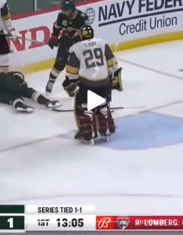 adam johnson hockey injury video