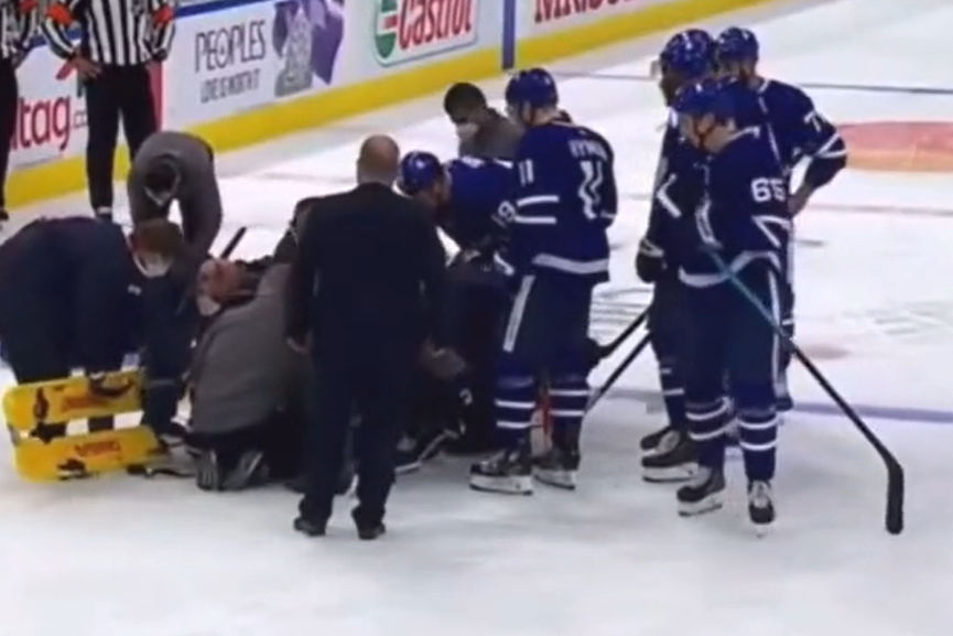 adam johnson hockey injury video