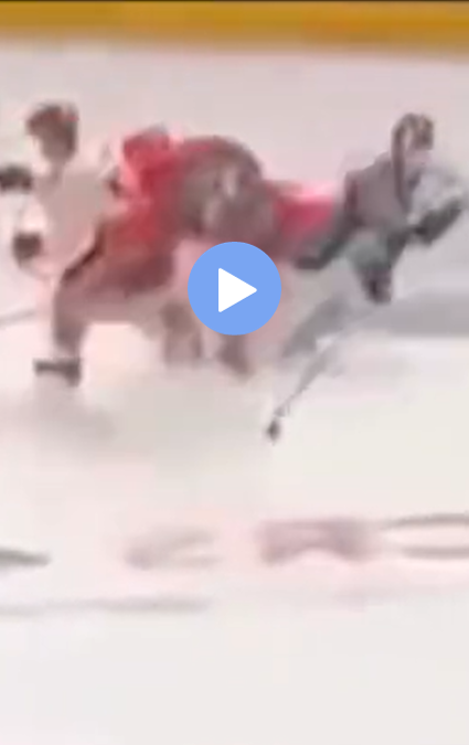 Matt Petgrave kicks Adam Johnson