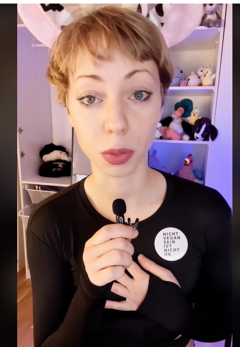 Militante Veganerin Auto Video