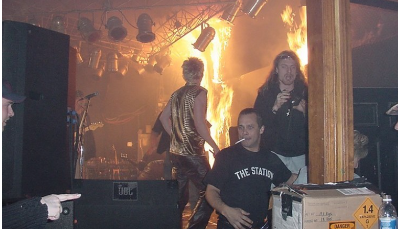 station nightclub fire video