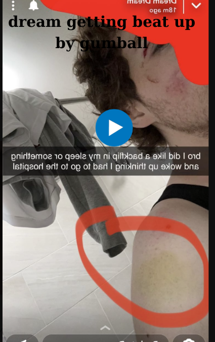 Dream Getting Beat Up By Gumball