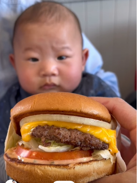 Baby Hamburger Viral Video