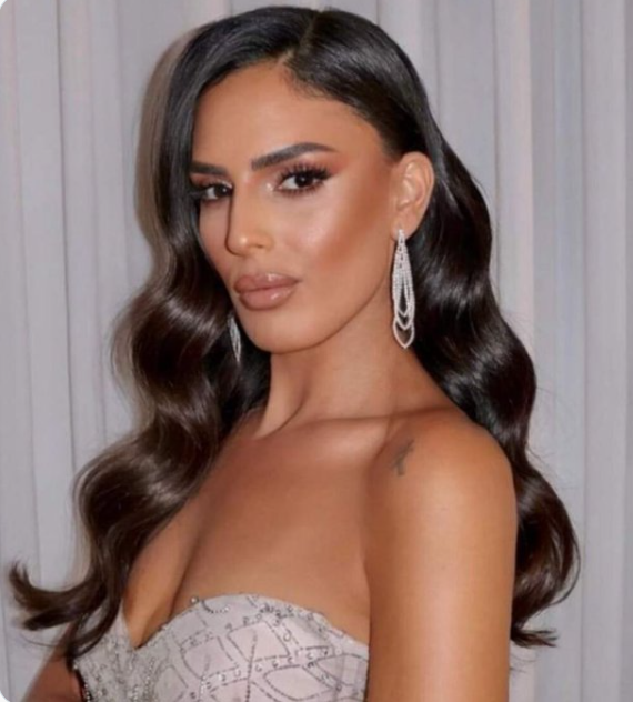 Gal Abdush black dress Video