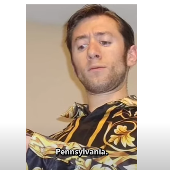 Pennsylvania man youtube head video