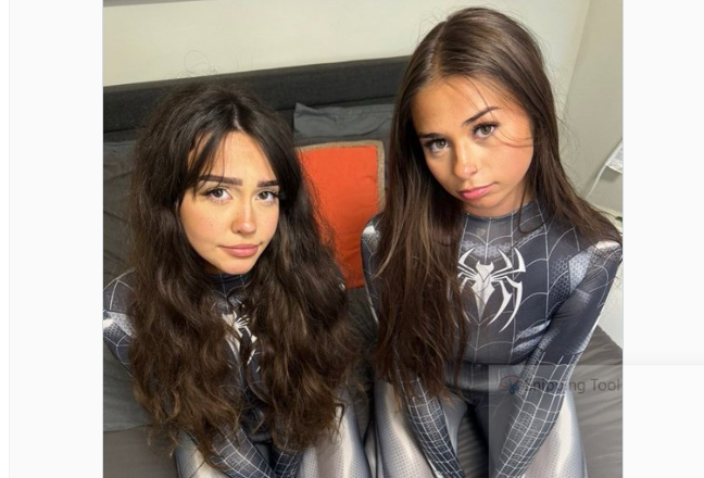 Sophie Rain Vestida de Spiderman